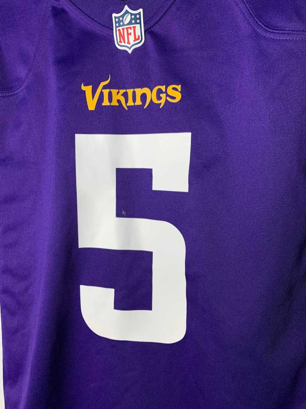 Jersey × NFL × Nike Minnesota Vikings #5 Teddy Br… - image 4