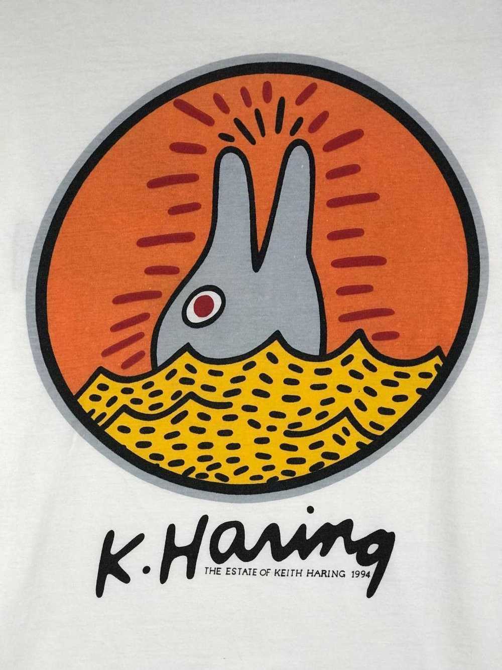 Art × Vintage vintage 1994 Keith Haring Dolphin - image 3