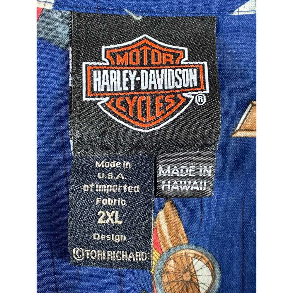 Harley Davidson Vintage Harley Davidson Hawaiin S… - image 3