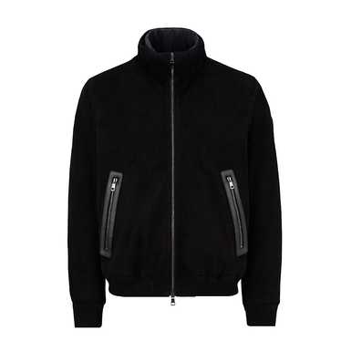 Moncler Moncler black fayal leather jacket - image 1