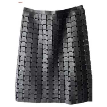 Bottega Veneta Leather mid-length skirt