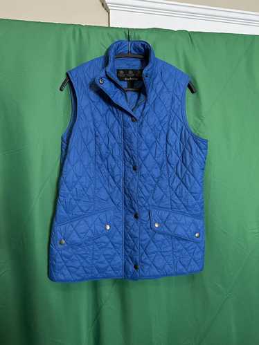 Barbour Flyweight Cavalry Gilet padded quilted blu