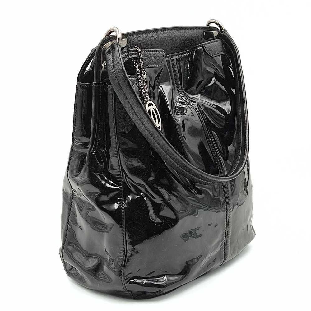 Cartier CARTIER Marcello shoulder bag in black pa… - image 2