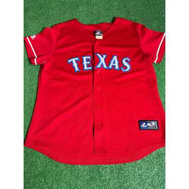 Majestic Texas Rangers Women’s Jersey No Name Sz M - image 1