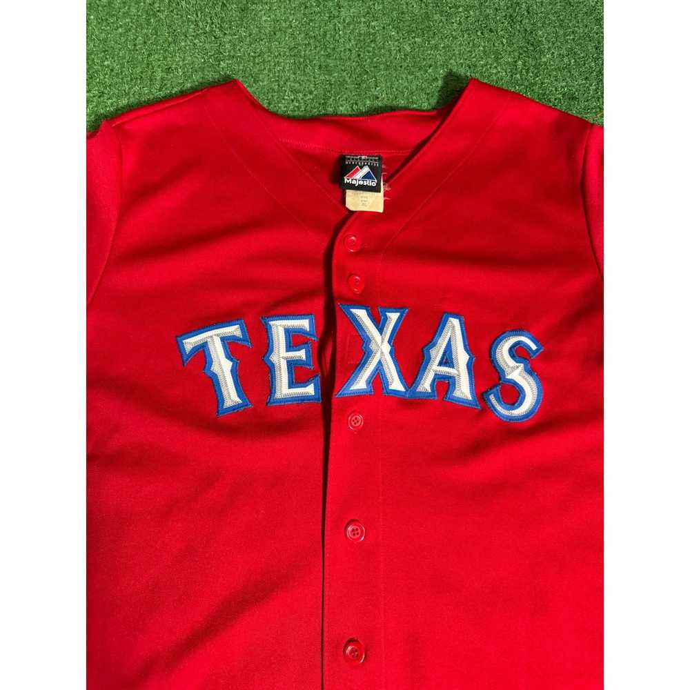 Majestic Texas Rangers Women’s Jersey No Name Sz M - image 2