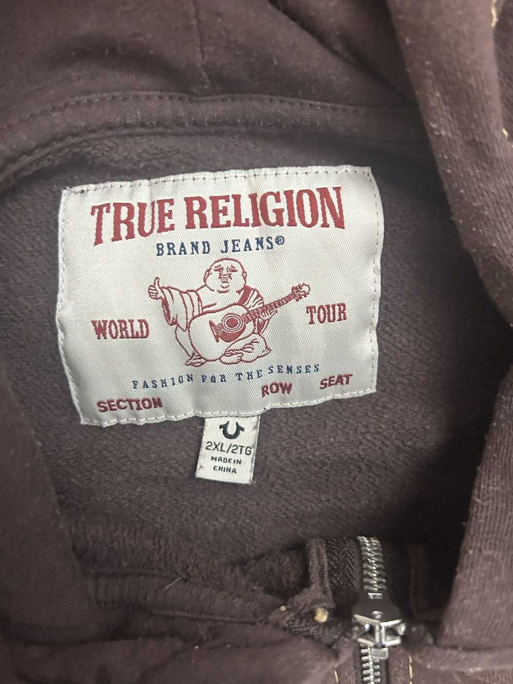 True Religion True religion jeans zip up hoodie b… - image 4