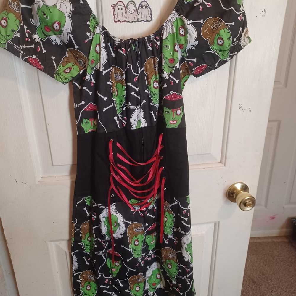 Too Fast Pin Up Zombie Dress - image 3