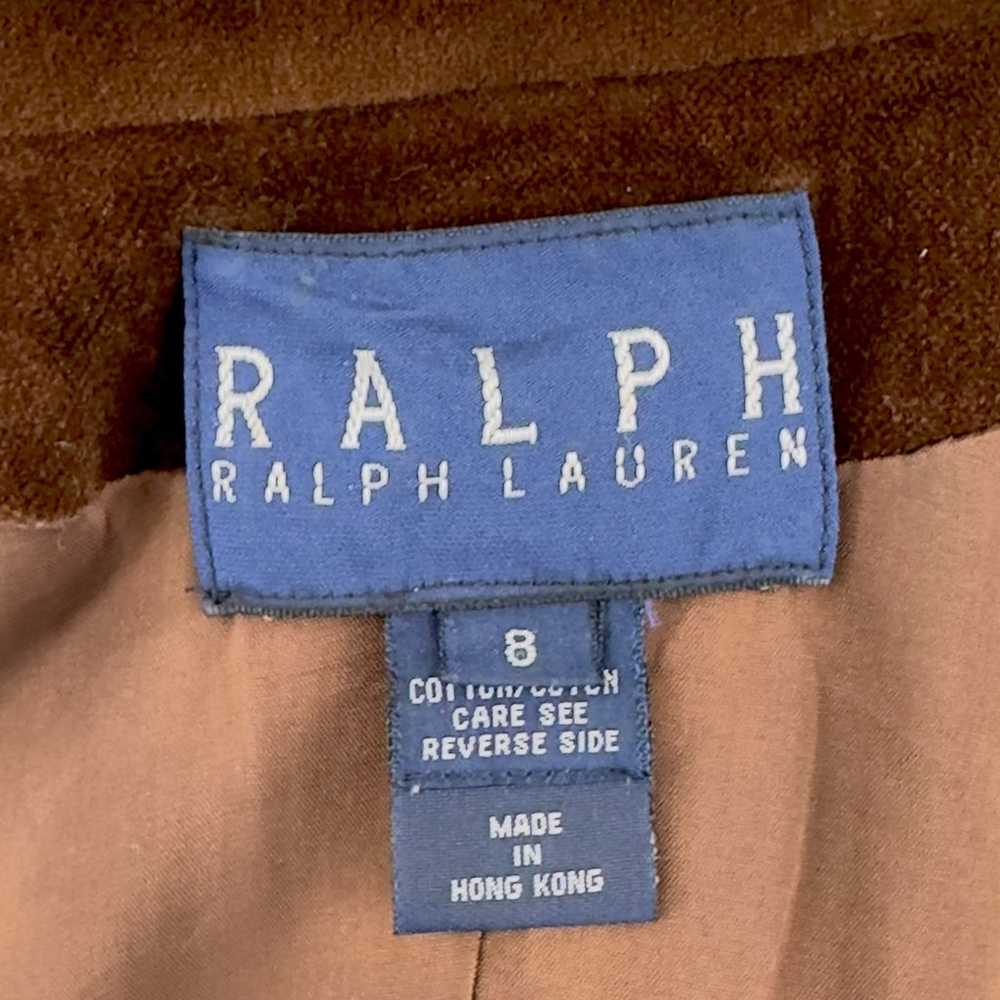 Ralph Lauren Vintage Jacket Womens Size 6 Brown V… - image 6