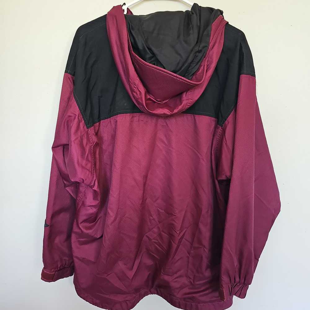 VTG Columbia Sportswear Company Maroon/Black Hood… - image 9