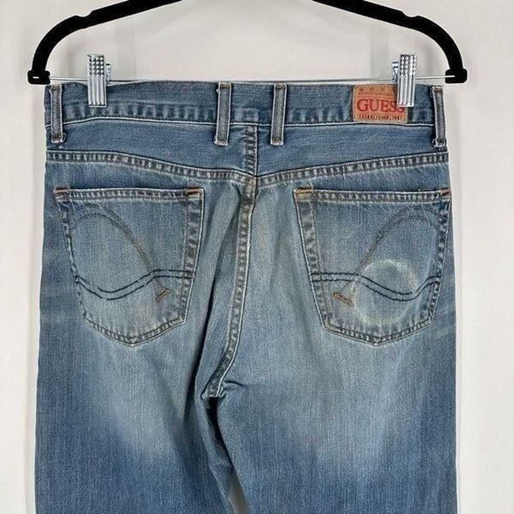 Vintage Guess Jeans Womens Distressed Straight Le… - image 5