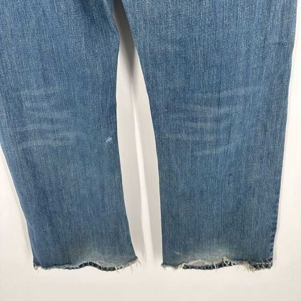 Vintage Guess Jeans Womens Distressed Straight Le… - image 8