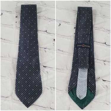 Vintage Tommy Hilfiger Blue Silk Necktie
