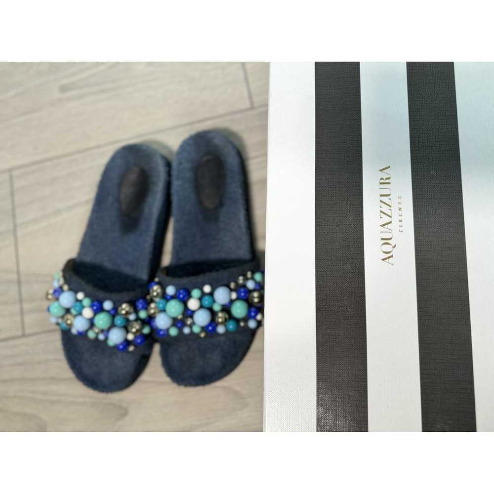 Aquazzura Cloth flip flops - image 3