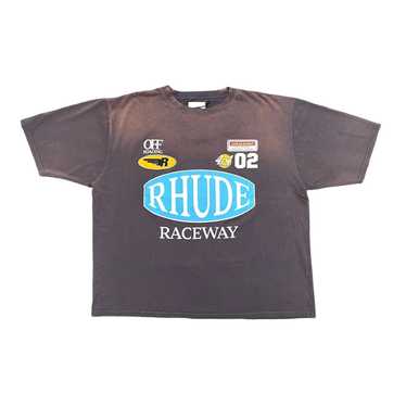 Rhude Rhude Raceway Short Sleeve Tee Shirt Grey