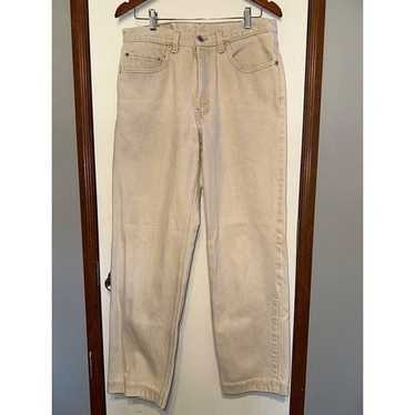 Levi’s Vintage 1998 Relaxed Fit 550 Tan Jeans  Si… - image 1