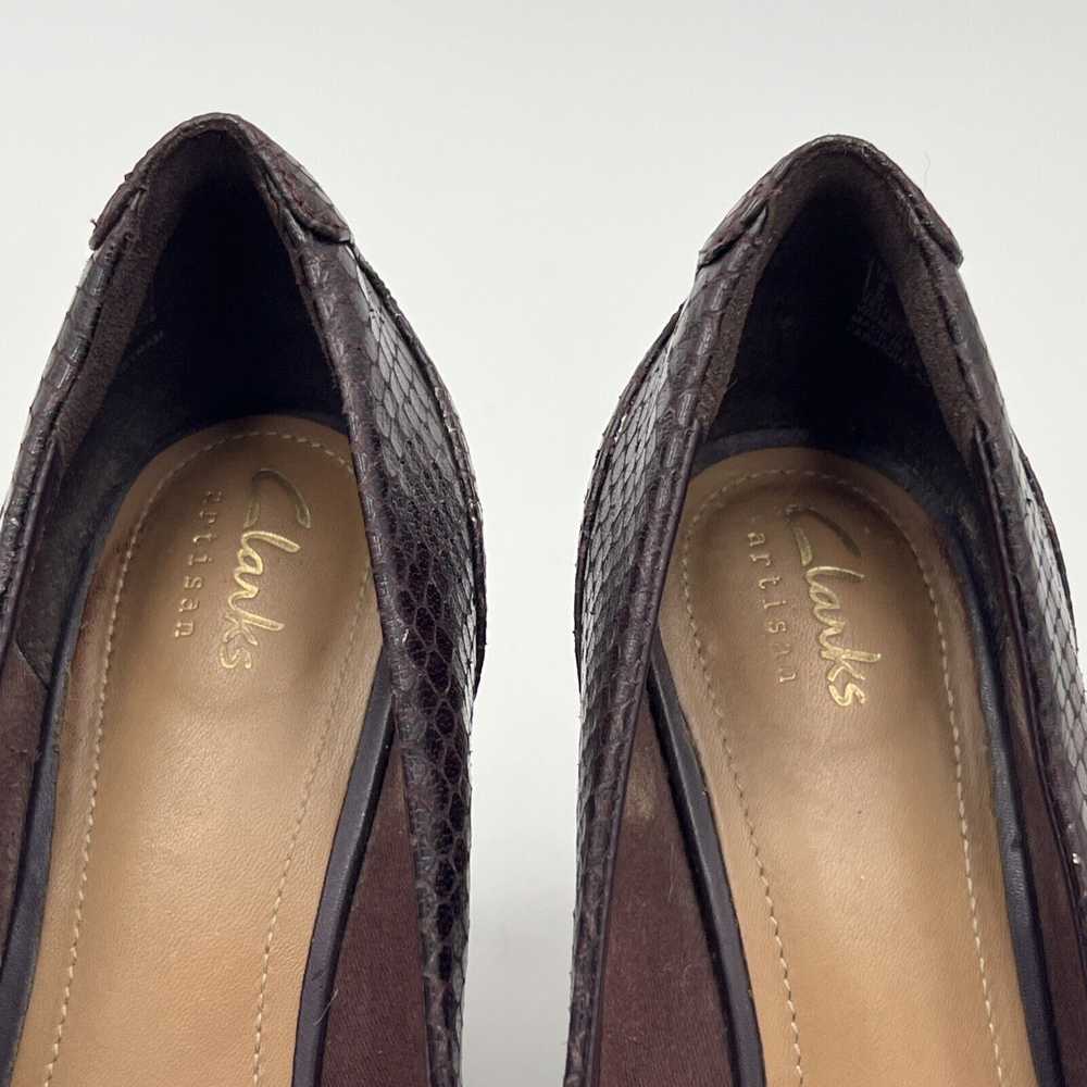 Clarks Clarks Artisan Womens 7.5 Shoes Burgundy S… - image 7