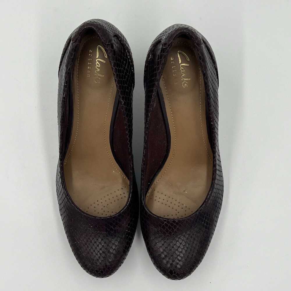 Clarks Clarks Artisan Womens 7.5 Shoes Burgundy S… - image 8