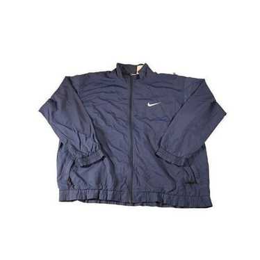 Vintage Nike USA Windbreaker Jacket Navy Blue Size