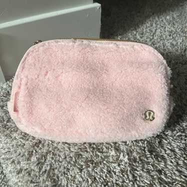 Lululemon Pink Fleece Belt Bag
