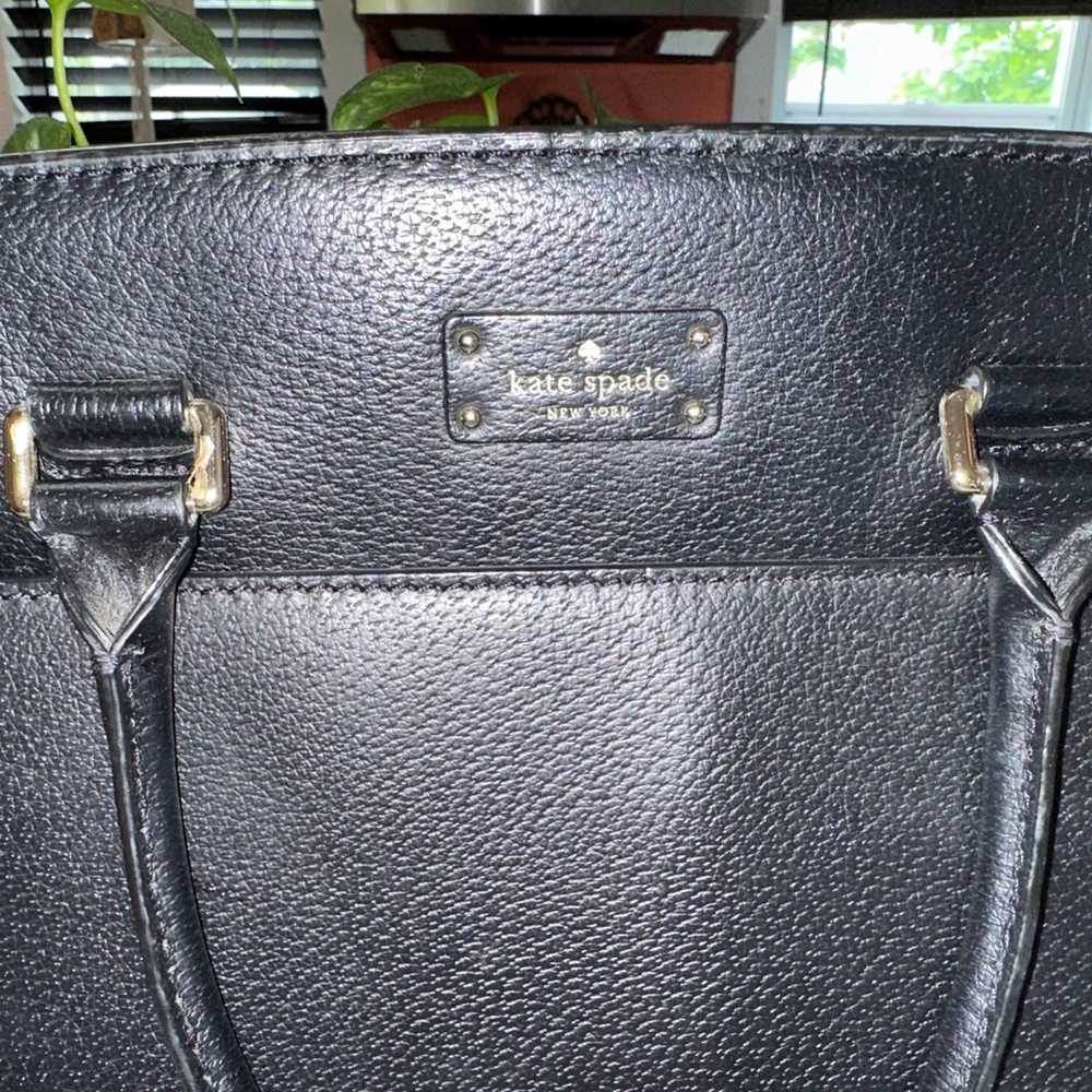 BLACK KATE SPADE PURSE - image 3