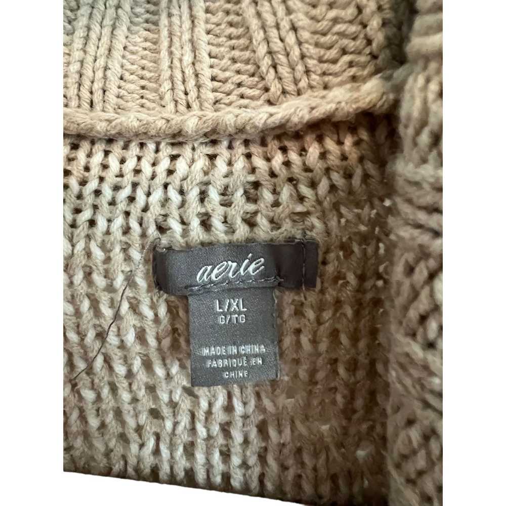 Aeropostale Aerie Light Tan Open Front Cardigan S… - image 5