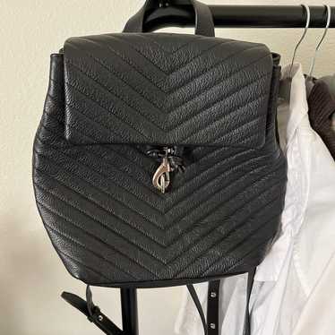 Rebecca Minkoff black leather bacpack