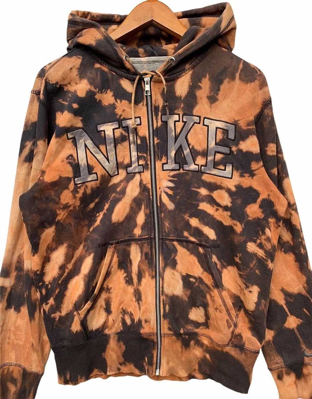 Nike × Streetwear Nike Hoodie Custom Made Bleach … - image 2