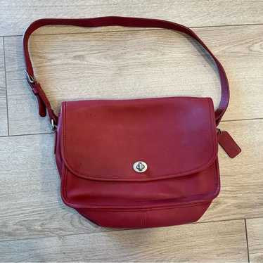 Coach Vintage 9790 City Bag Leather Red
