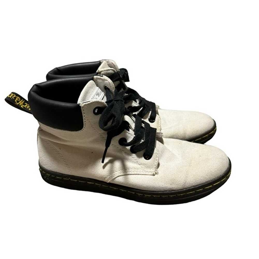Dr. Martens Maelly Women's Combat Boots White Can… - image 2