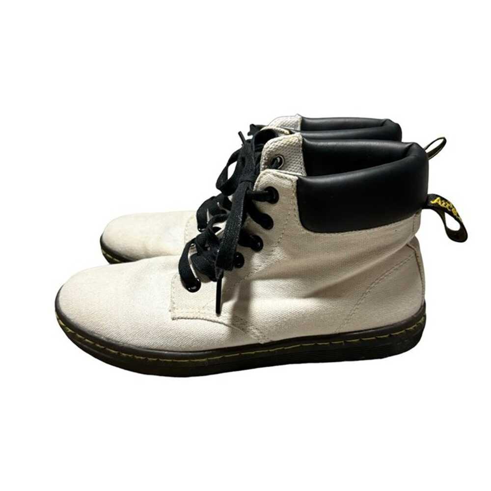 Dr. Martens Maelly Women's Combat Boots White Can… - image 4