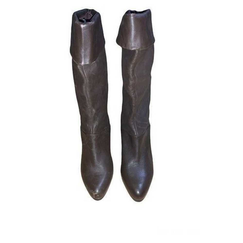 Markon "Fly-B" Leather Mid-Calf Heeled Boots - image 3