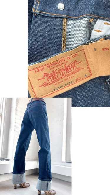 deadstock unwashed Levi’s 505-0217 cuffed jeans