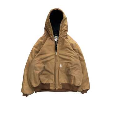 Vintage Carhartt Quilted Hooded Jacket