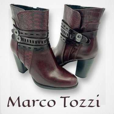 Marco Tozzi Boots Women's 37 US 6.5 Strappy Side Z