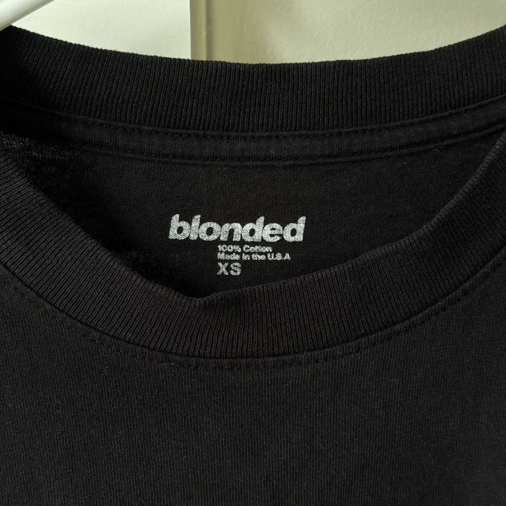 Frank Ocean XS Black/Green outline Blonded Logo T… - image 2