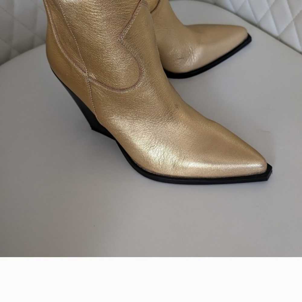 Marc Fisher gold boots - image 3