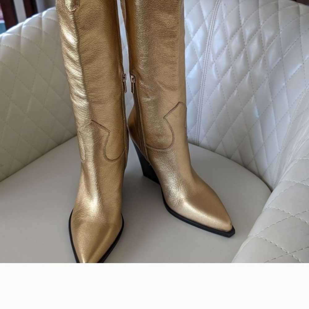 Marc Fisher gold boots - image 4