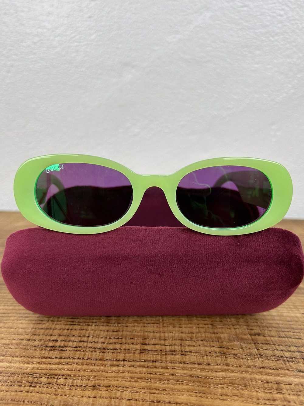 Gucci Gucci Neon Green Seasonal Icon Sunglasses G… - image 2