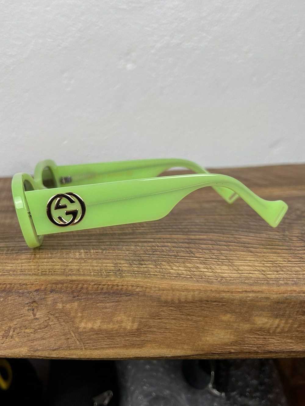 Gucci Gucci Neon Green Seasonal Icon Sunglasses G… - image 7