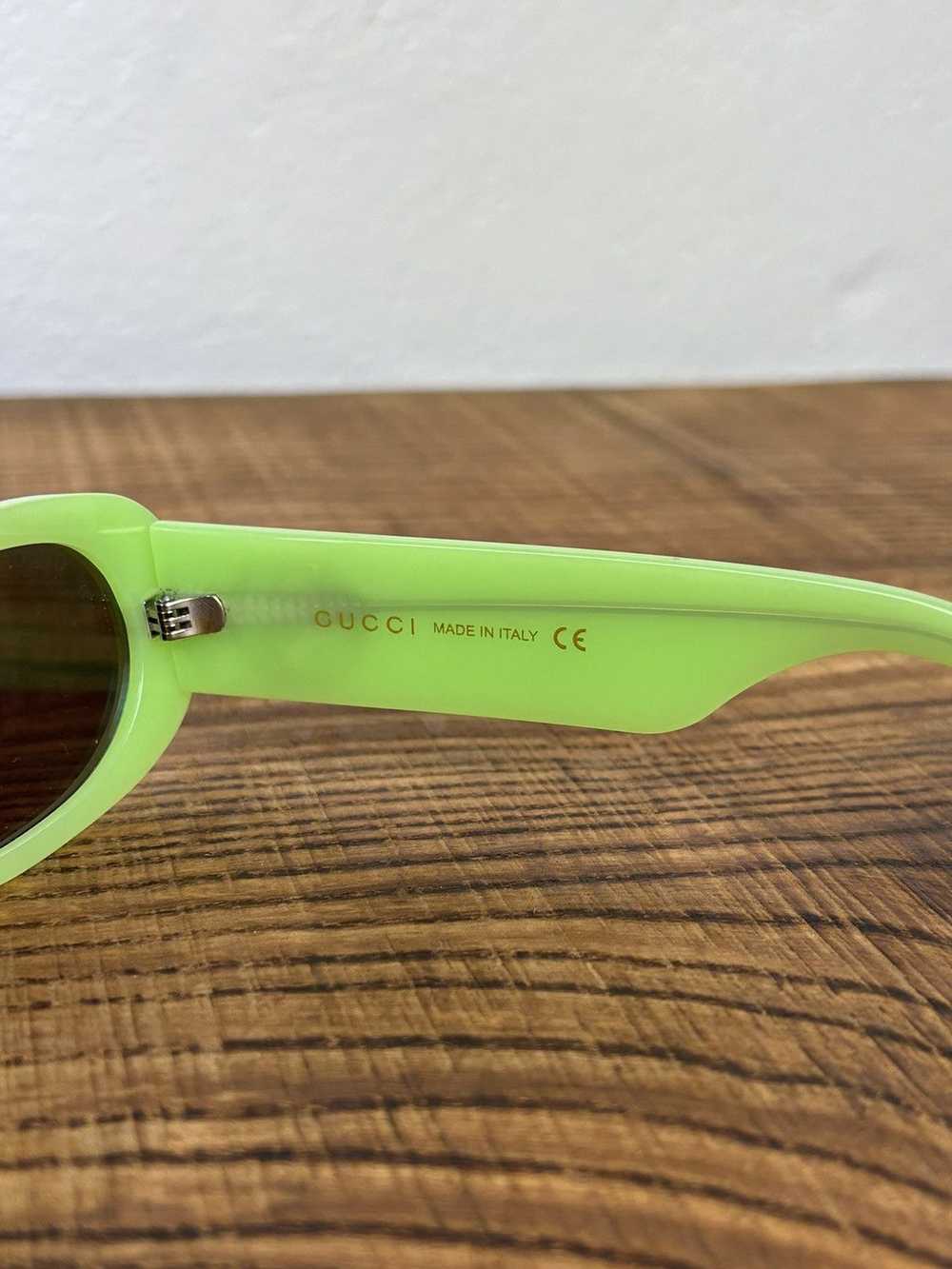 Gucci Gucci Neon Green Seasonal Icon Sunglasses G… - image 8