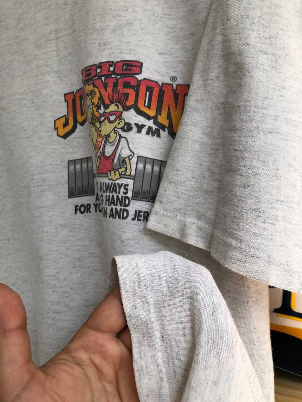 Vintage Big Johnson’s Gym Tee Size XL - image 9