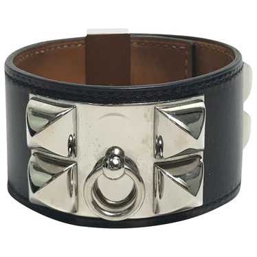 Hermès Collier de chien leather bracelet