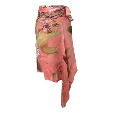 Roberto Cavalli Silk maxi skirt
