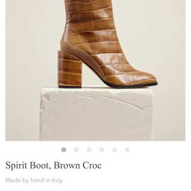 Dear Frances Spirit Boots, brown Croc