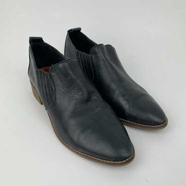 LUCKY BRAND Slip-On Leather Black Lenci Shoe Booti
