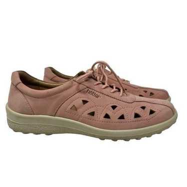 Hotter Day Time Women's Pink Mauve Nubuck Leather 