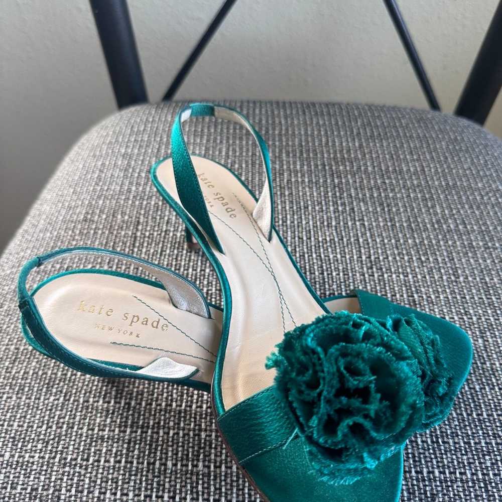 Kate Spade Emerald Green Heels - image 4