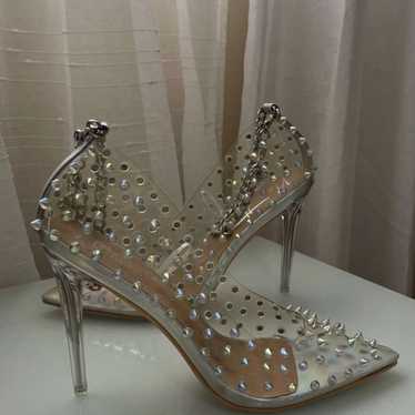 Rhinestone heels size 9 brand new