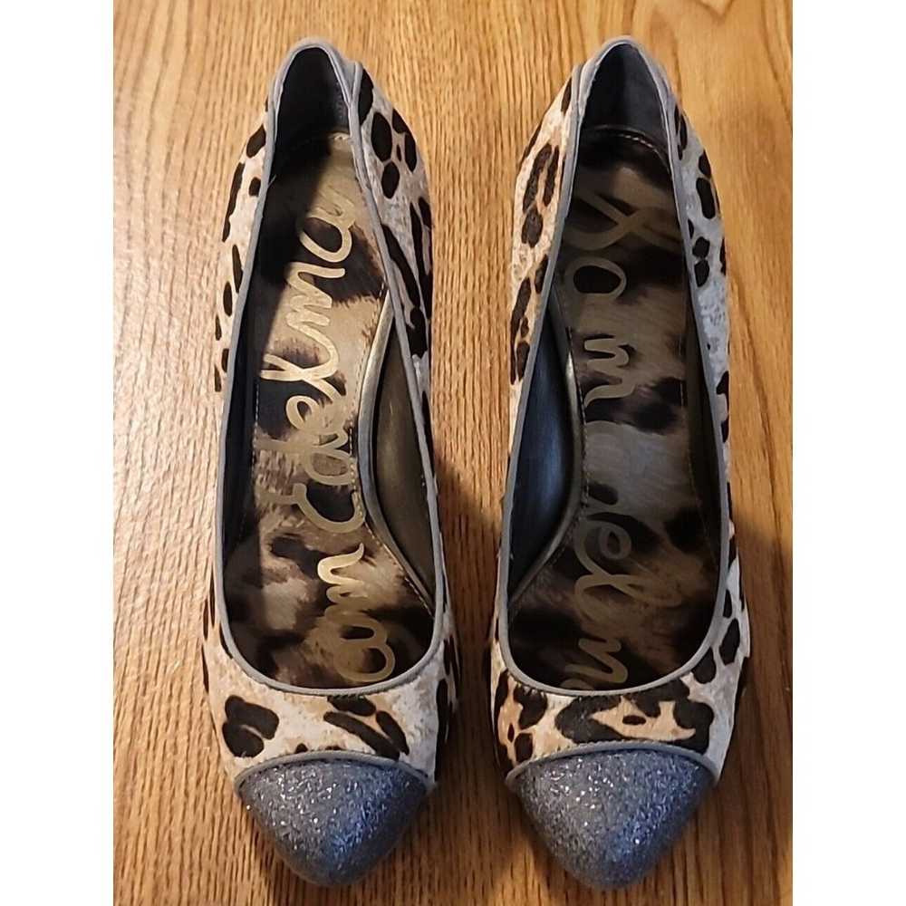 SAM EDELMAN Frances Calf Hair Animal print Block … - image 2