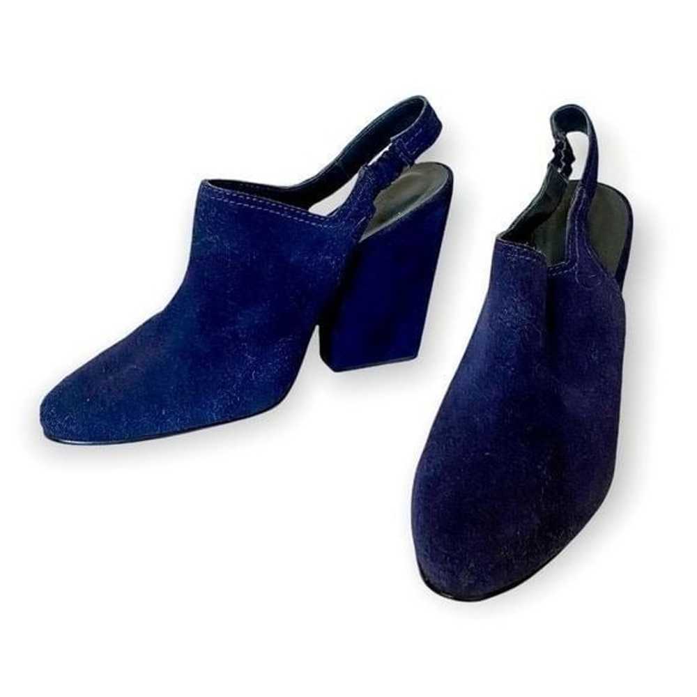 Rachel Comey Kai Slingback Pumps in Navy Blue Sue… - image 4